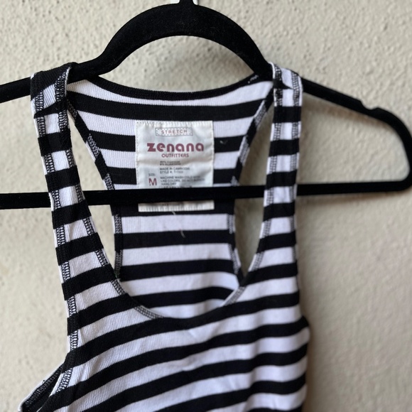 Purple Jeans 24/31 + B/W Stripe Tank M - COMBO DEAL! - Picture 6 of 7